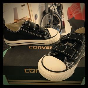 Toddler Black Chucks! (Size 7.0 Converse)